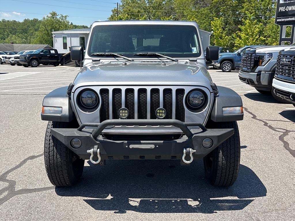 2021 Jeep Wrangler Unlimited — rear three-quarter view