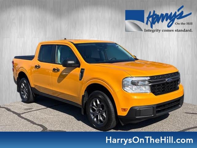 2023 Ford Maverick XLT in Orange — front three-quarter view