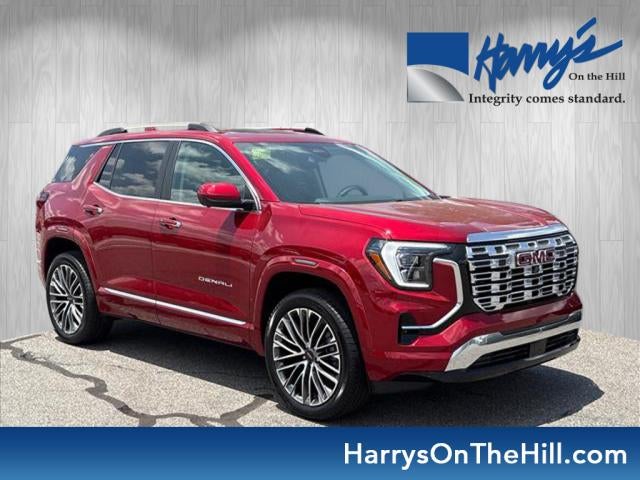 2026 GMC Terrain Denali in Volcanic Red Tintcoat — front three-quarter view