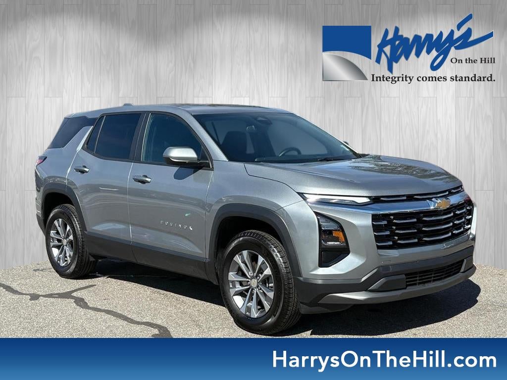 2025 Chevrolet Equinox LT in Sterling Gray Metallic — front three-quarter view