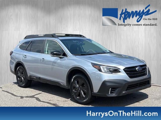 2022 Subaru Outback Onyx Edition XT in Silver — front three-quarter view
