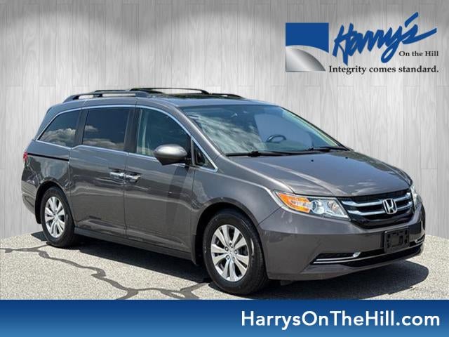 2015 Honda Odyssey EX-L in Brown — front three-quarter view