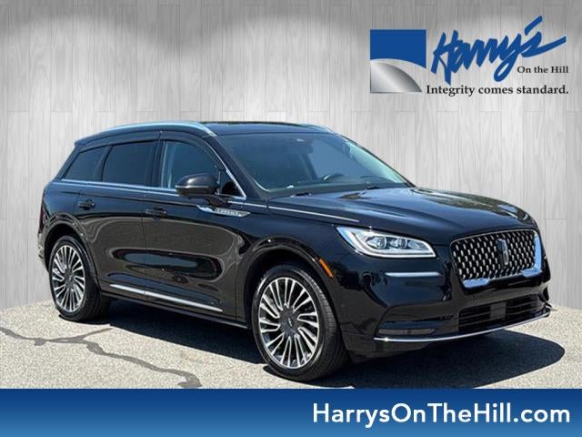 2020 Lincoln Corsair Reserve in Black — front three-quarter view