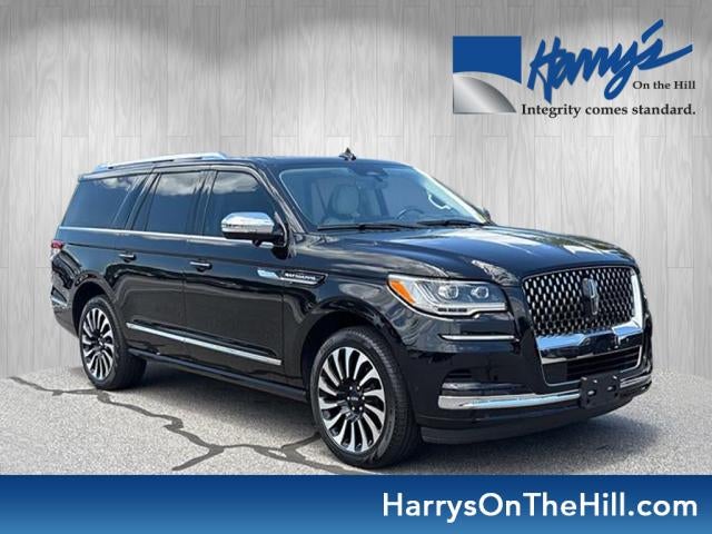 2023 Lincoln Navigator Black Label L in Black — front three-quarter view