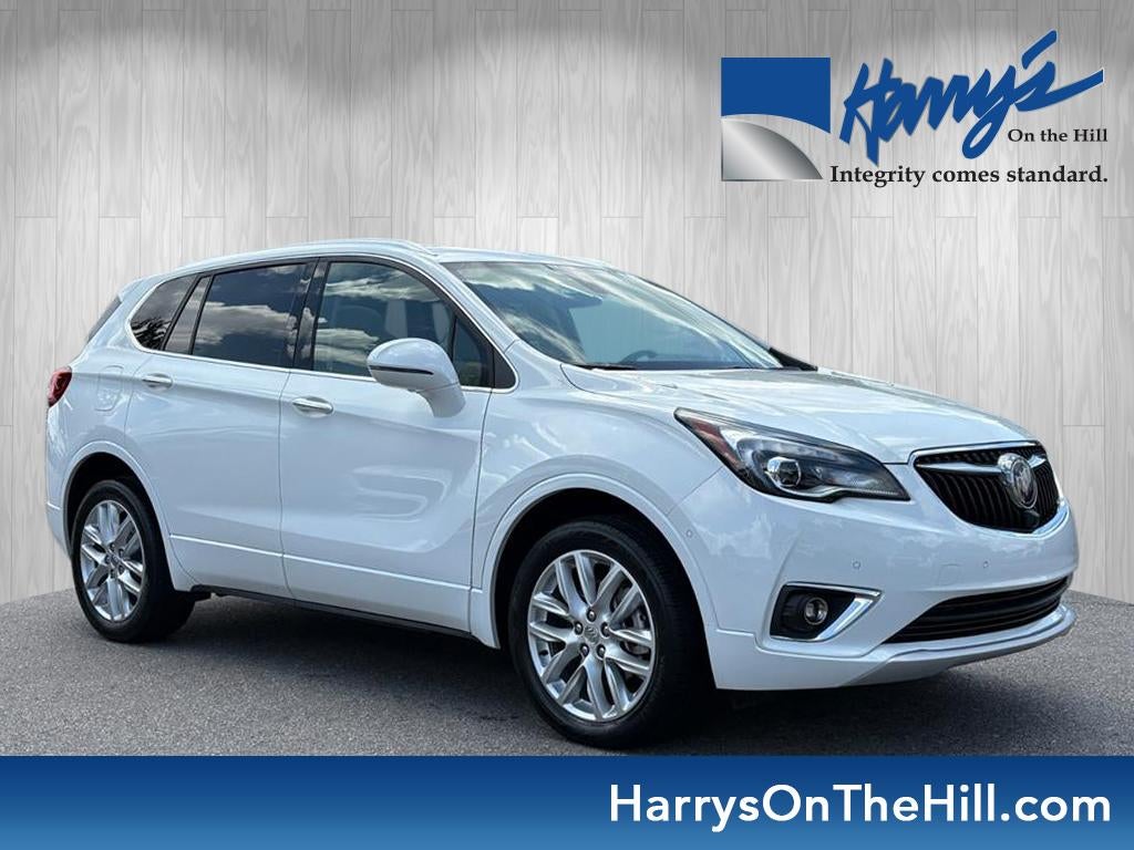 2020 Buick Envision Premium II in Summit White — front three-quarter view